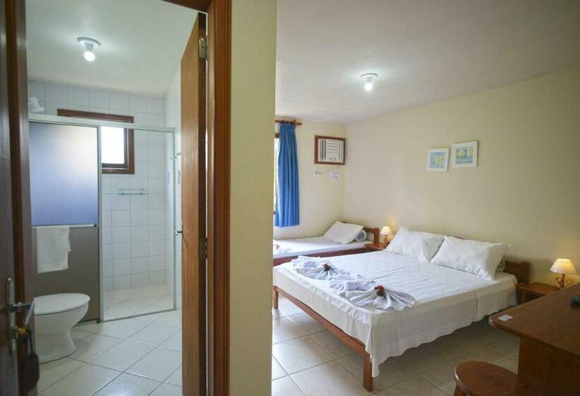 Quarto Triplo Estandar, Oceano Pousada   Buffet De Café Da Manhã E Serviço De Quarto Diário