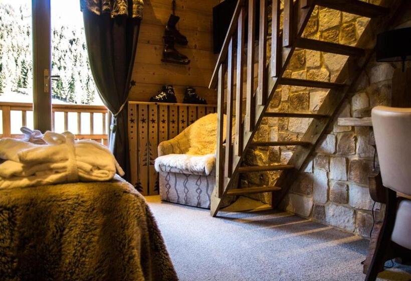 غرفة قياسية ثلاثية, Hôtel Chalet Alpage