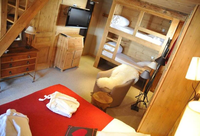 패밀리 룸 산 전망, Hôtel Chalet Alpage