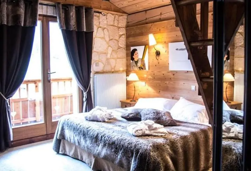 マウンテンビューファミリールーム, Hôtel Chalet Alpage