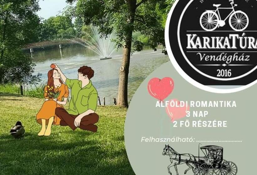 带共用浴室的标准房间, Karikatúra Vendégház