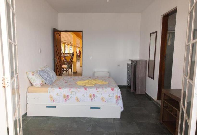 اتاق استاندارد سه تخته با بالکن, Pousada Mar Virado