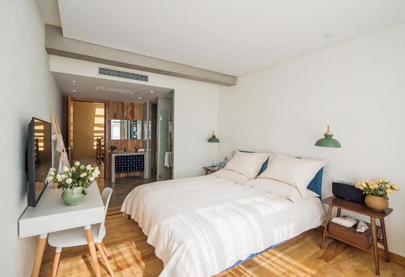 스탠다드 룸 킹사이즈 침대, Yuanshanqing·stone Hill Seaview Guesthouse