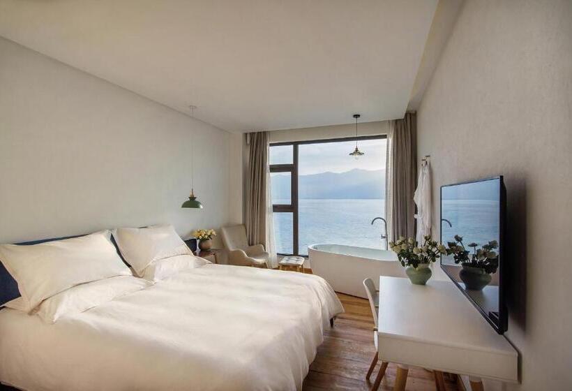 스탠다드 룸 킹사이즈 침대, Yuanshanqing·stone Hill Seaview Guesthouse