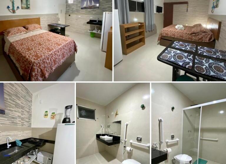 １ベッドルームアパートメント, Apart Hotel Marinas Tamandaré