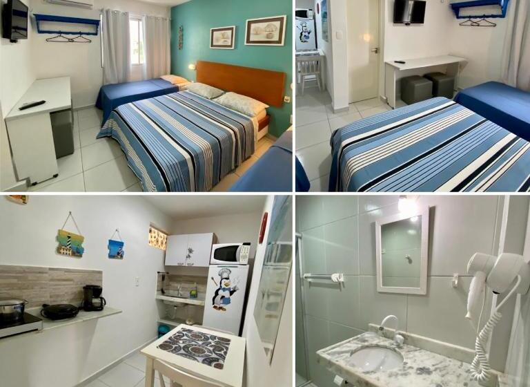 Апартаменты 1 Спальня, Apart Hotel Marinas Tamandaré