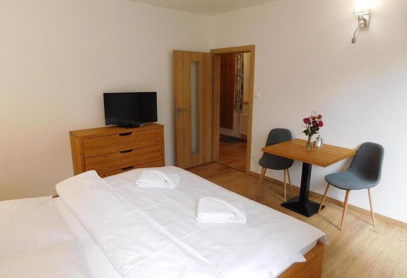 إستديو قياسى مزود بشرفة, Penzion Eden