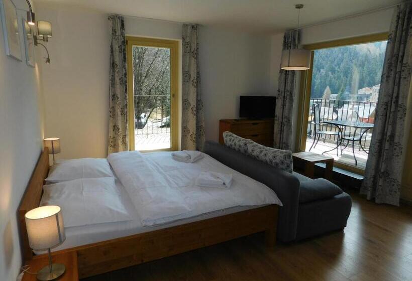 إستديو قياسى مزود بشرفة, Penzion Eden