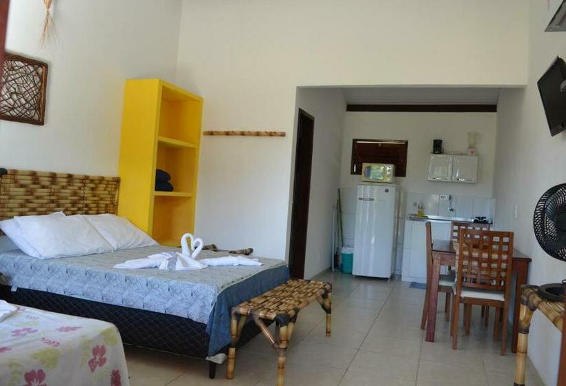 חדר קומפורט לשלושה, Chalés Dos Carneiros