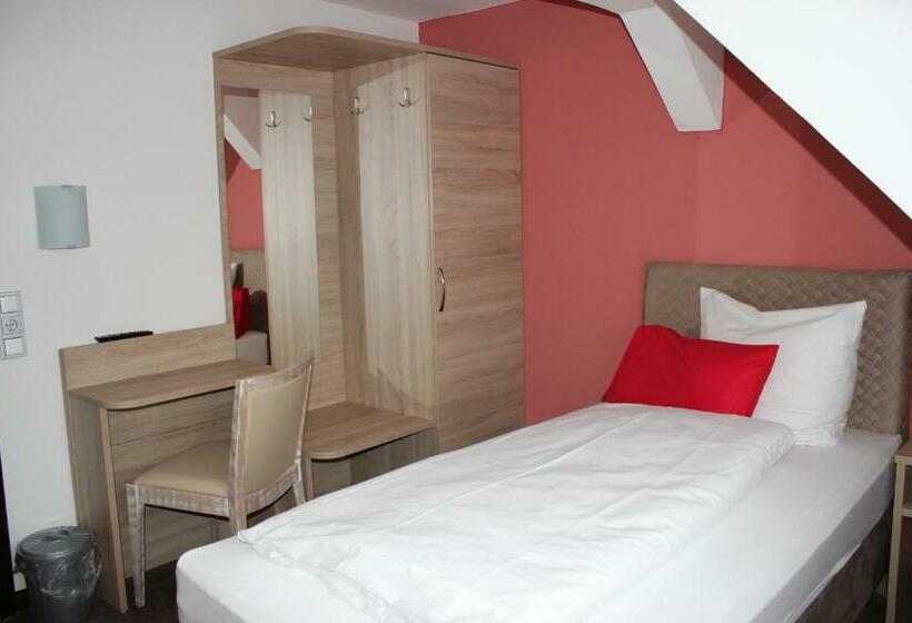 リバービューのスタンダードシングルルーム, Rheinhotel Zur Krone