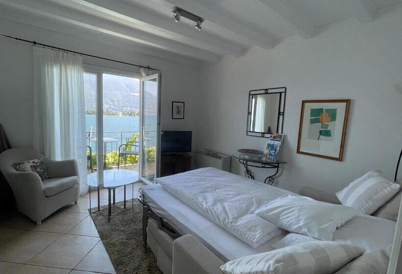 带阳台套房, Art Hotel Ristorante Posta Al Lago