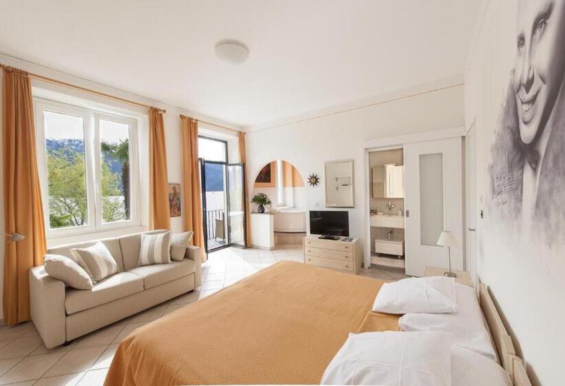 小型套房带阳台, Art Hotel Ristorante Posta Al Lago