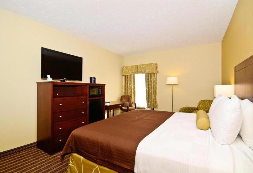 חדר סטנדרט עם מיטת קינג, Best Western Plus Springfield Airport Inn