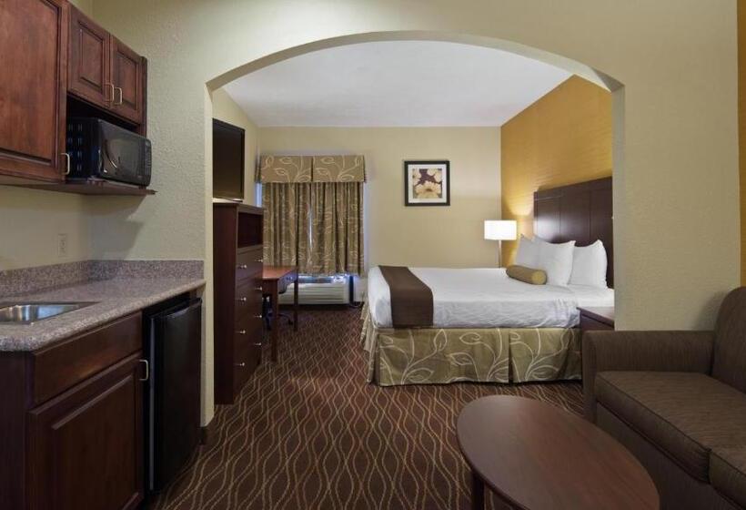 מיטת קינג בסוויטה, Best Western Plus Springfield Airport Inn
