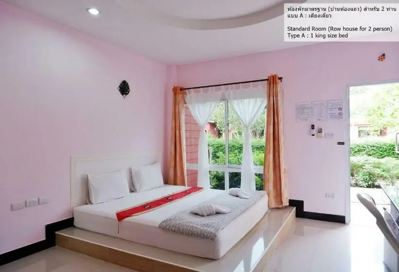 キングサイズベッドのスタンダードルーム, Bali Boutique Hotel Suratthani