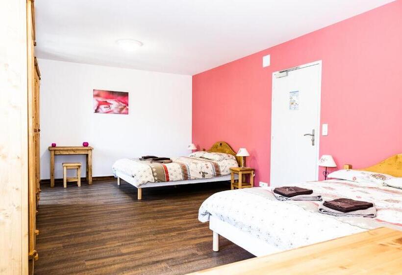 غرفة عائلية حمام مشترك, Les Chemins Du Léman