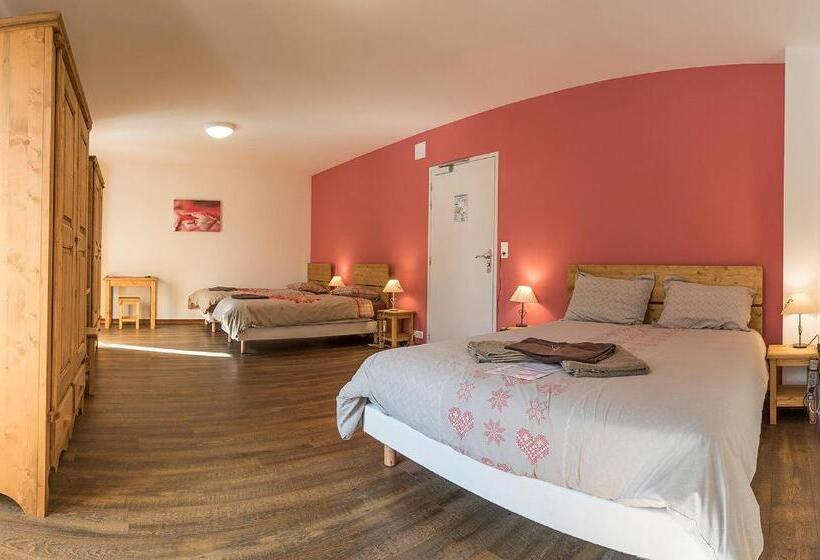 غرفة عائلية حمام مشترك, Les Chemins Du Léman