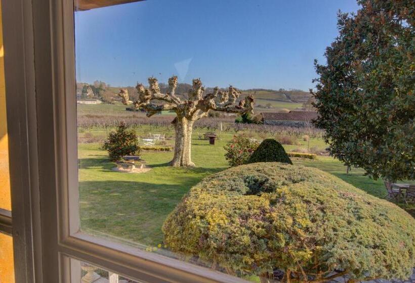 带大床的豪华间, Chateau Du Palanquey & Spa