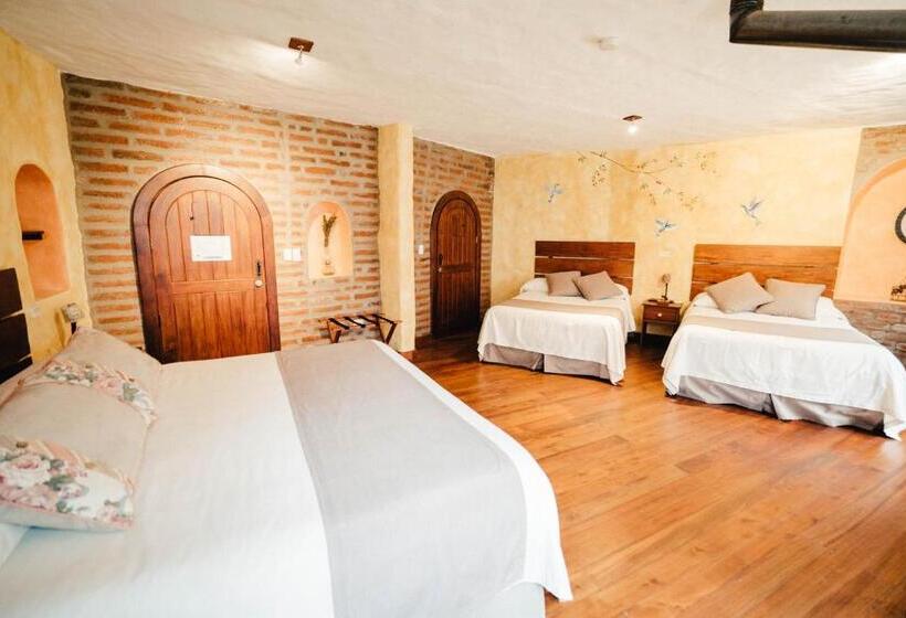 정원 전망 4인용 스탠다드 룸, Hacienda Las Cuevas Terra Lodge