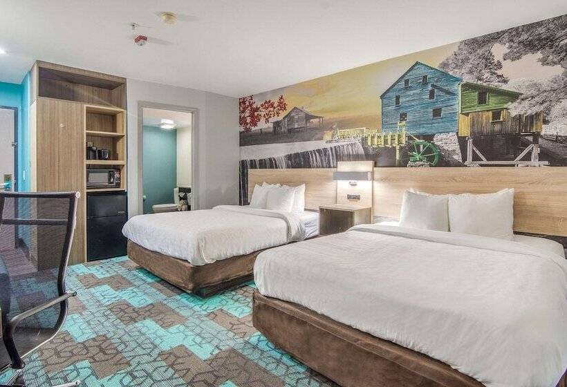 Номер Стандарт 2 Двуспальные Кровати, Clarion Pointe Wake Forest   Raleigh North