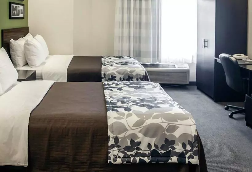 ２ダブルベッドのスタンダードルーム, Sleep Inn & Suites Hagerstown