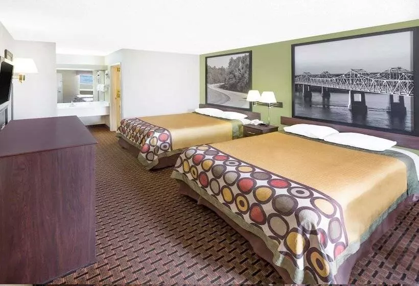 ２ダブルベッドのスタンダードルーム, Super 8 By Wyndham Madison/ridgeland Area