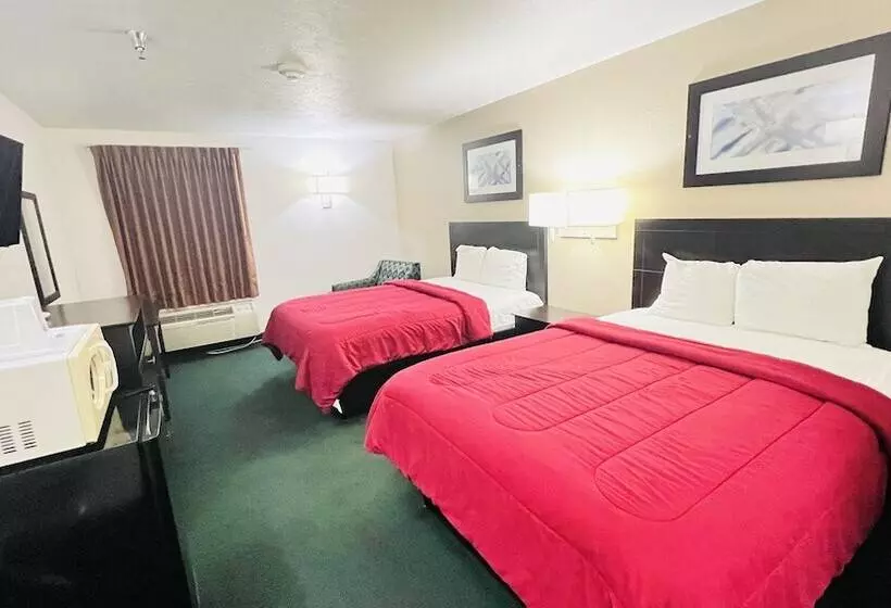 ２ダブルベッドのスタンダードルーム, Americas Best Value Inn Pinckneyville