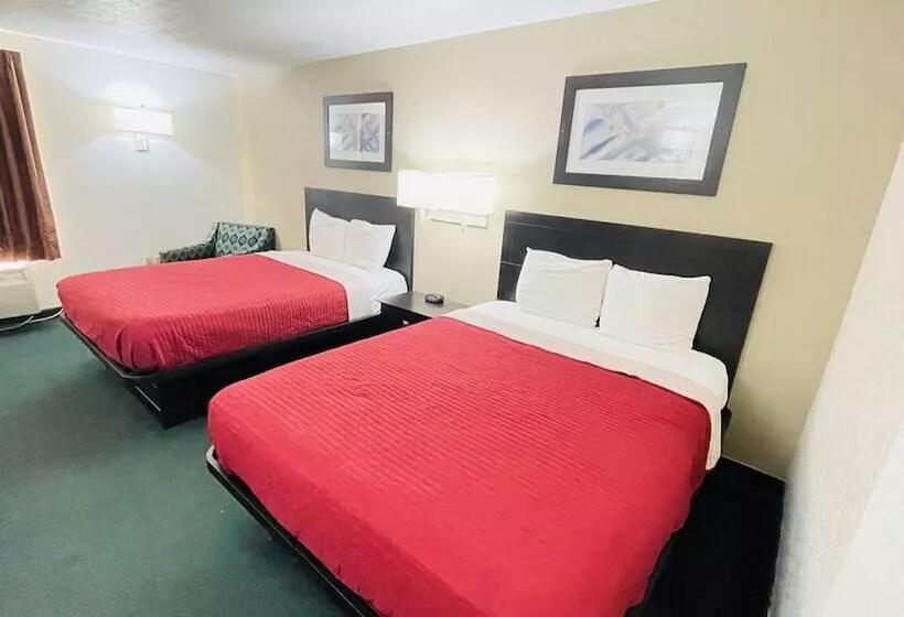 キングサイズベッドのスタンダードルーム, Americas Best Value Inn Pinckneyville