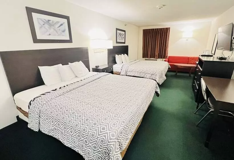 キングサイズベッドのスタンダードルーム, Americas Best Value Inn Pinckneyville