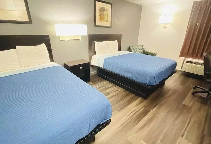 ２ダブルベッドのスタンダードルーム, Americas Best Value Inn Pinckneyville