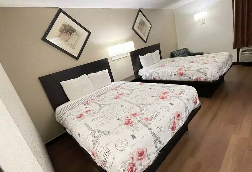 ２ダブルベッドのスタンダードルーム, Americas Best Value Inn Pinckneyville