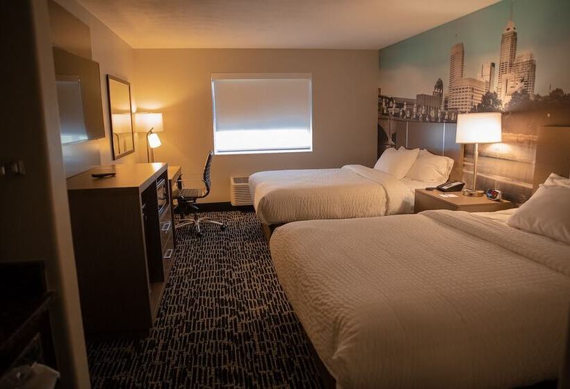 ２ダブルベッドのスタンダードルーム, Clarion Pointe Indianapolis Airport