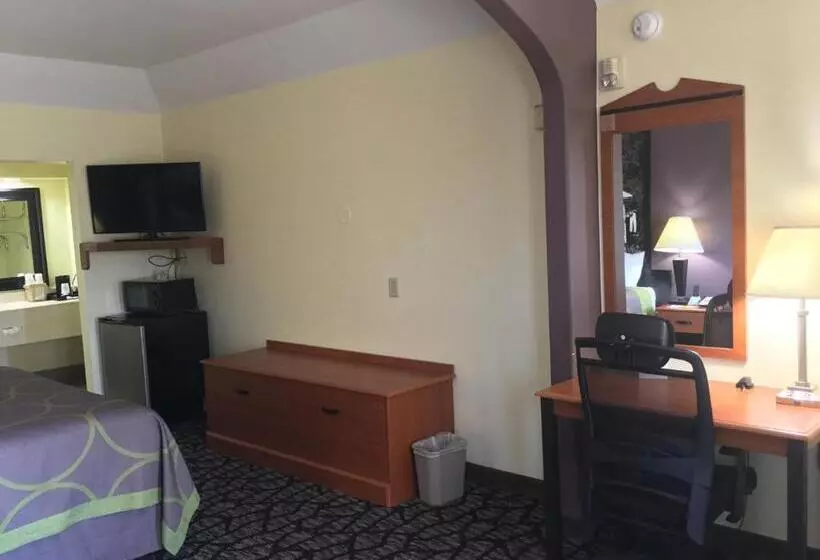 キングサイズベッドのスタンダードルーム, Super 8 By Wyndham Fairfield Tx
