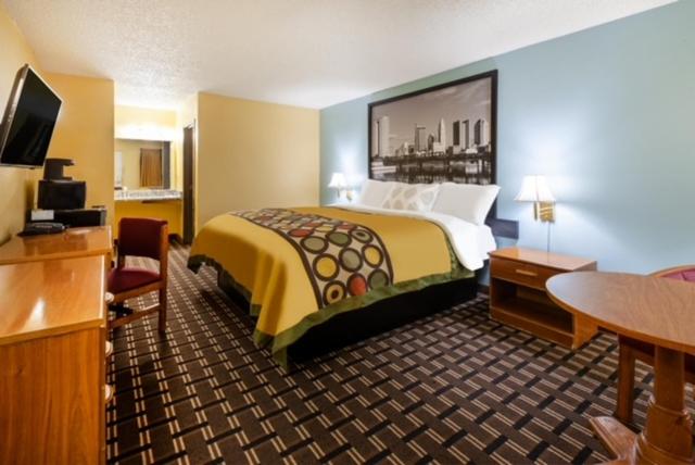 غرفة قياسية سرير كينج, Super 8 By Wyndham Newcomerstown