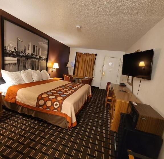 غرفة قياسية سرير كينج, Super 8 By Wyndham Newcomerstown