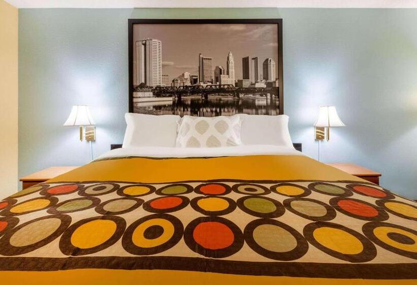 غرفة قياسية سرير كينج, Super 8 By Wyndham Newcomerstown