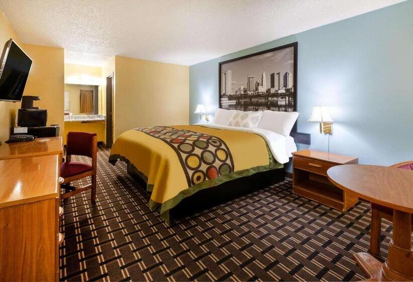 غرفة قياسية سرير كينج, Super 8 By Wyndham Newcomerstown