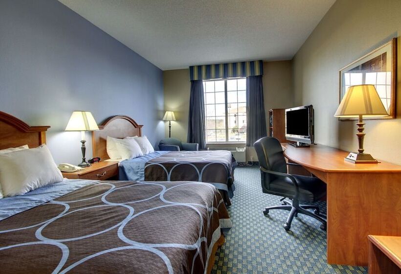 스탠다드 룸 더블 침대 2개, Super 8 By Wyndham Smithfield Selma