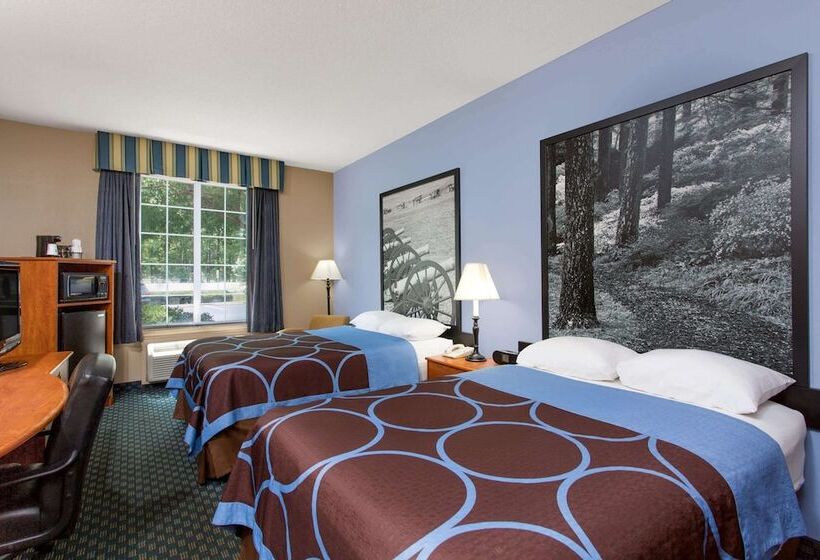 스탠다드 룸 더블 침대 2개, Super 8 By Wyndham Smithfield Selma