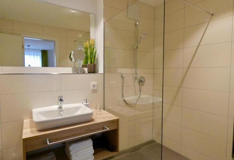 침실 1개 수피리어 아파트, Living Hallertau