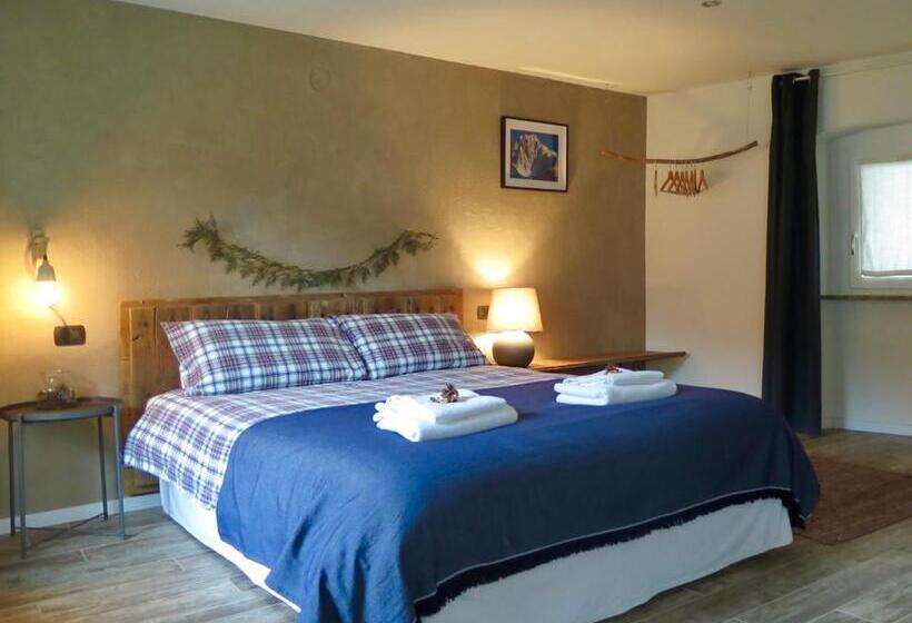 غرفة قياسية مزوَّدة بشُرفة, Maison De La Montagne   Chambres & Relax