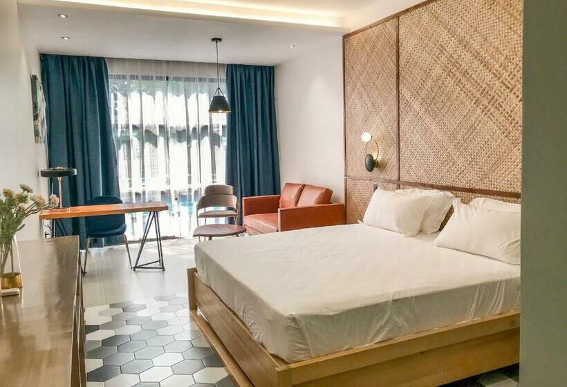 اتاق استاندارد با تخت بزرگ, Only Seed Resort 欧芮希度假酒店