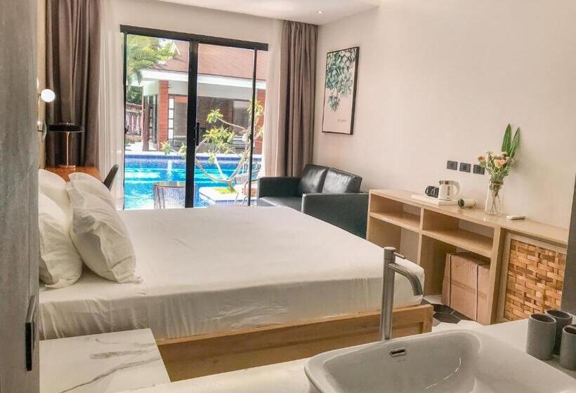 اتاق استاندارد با تخت بزرگ, Only Seed Resort 欧芮希度假酒店