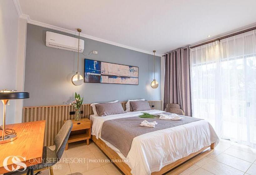 חדר סטנדרט עם מיטת קינג, Only Seed Resort 欧芮希度假酒店