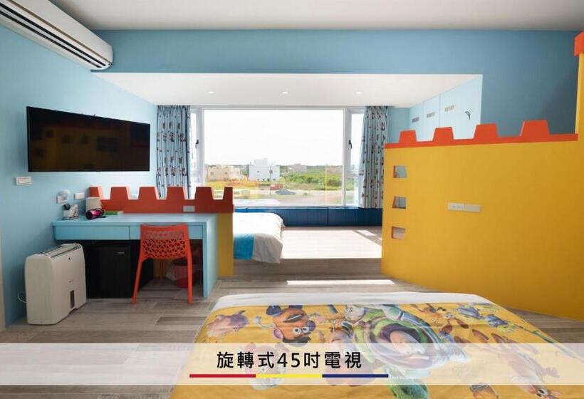 اتاق استاندارد با چشمانداز باغ, 蒙德里安山水民宿