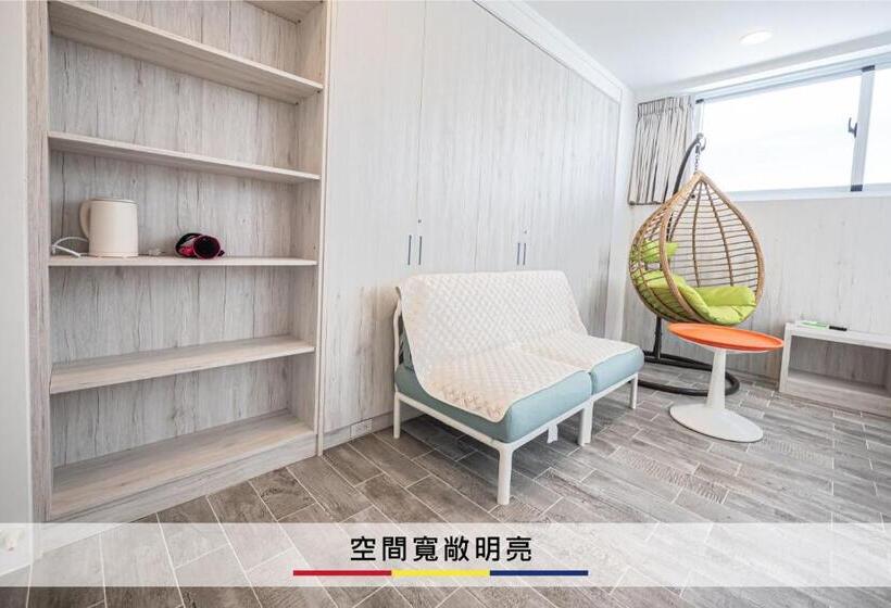اتاق لوکس با چشم‌انداز دریا, 蒙德里安山水民宿