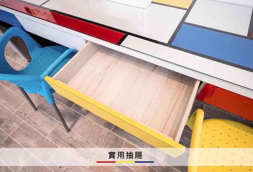 اتاق استاندارد سه نفره, 蒙德里安山水民宿