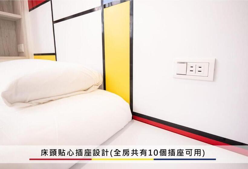 اتاق استاندارد سه نفره, 蒙德里安山水民宿