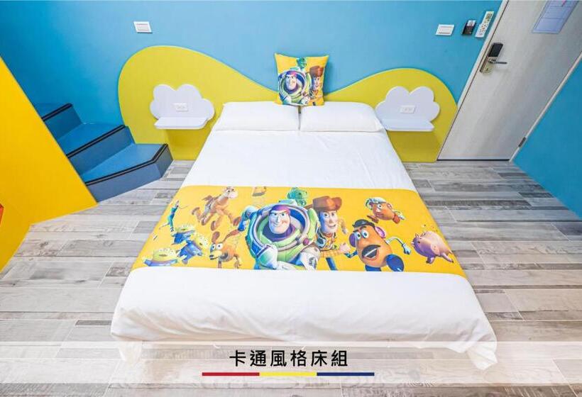 اتاق استاندارد با چشمانداز باغ, 蒙德里安山水民宿