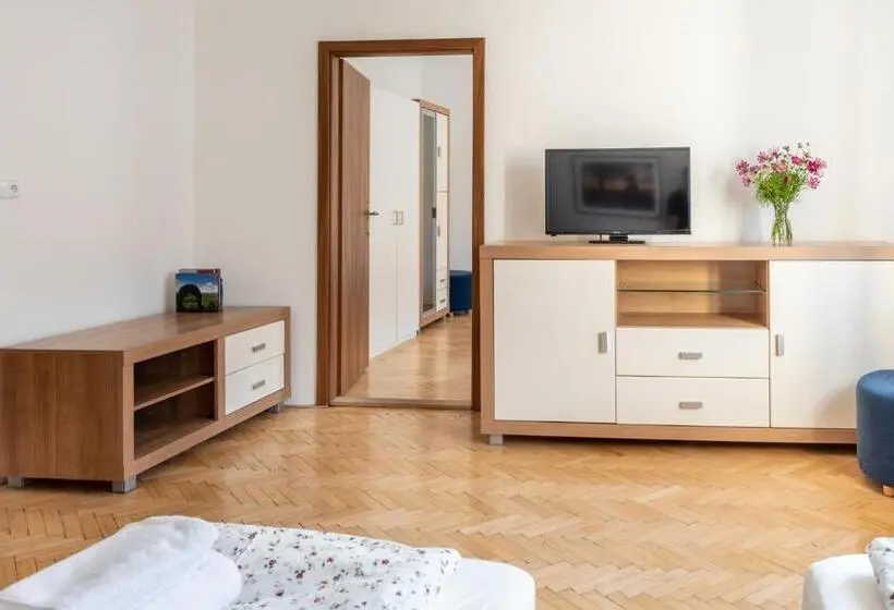 テラス付き1ベッドルームアパートメント, Dobrý Kanec Hostinec